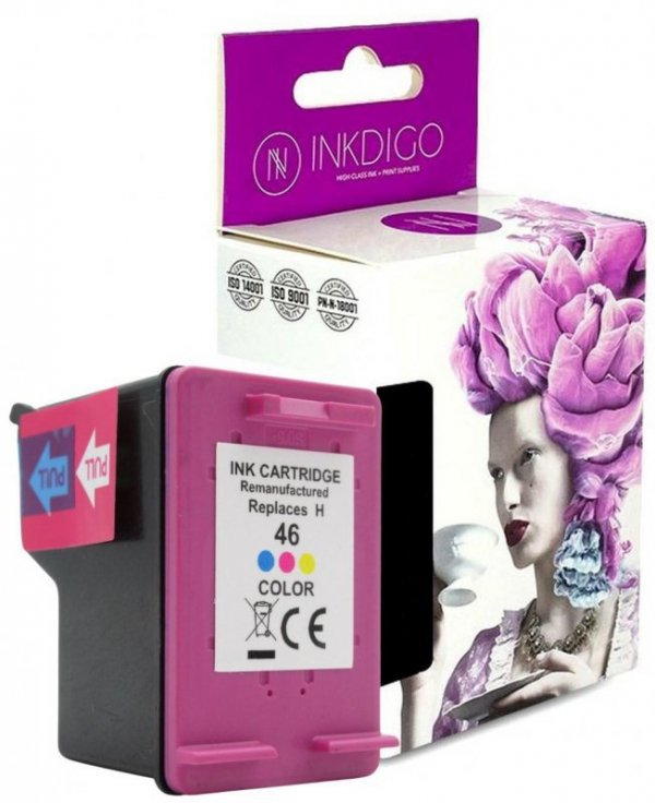 Tusz INKDIGO do HP 46 (CZ638AE) Color