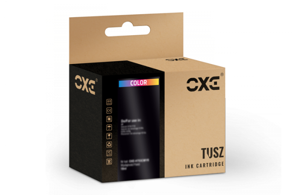 Tusz OXE Trójkolorowy HP 300XL RD zamiennik refabrykowany (wskazuje poziomu tuszu) CC644EE