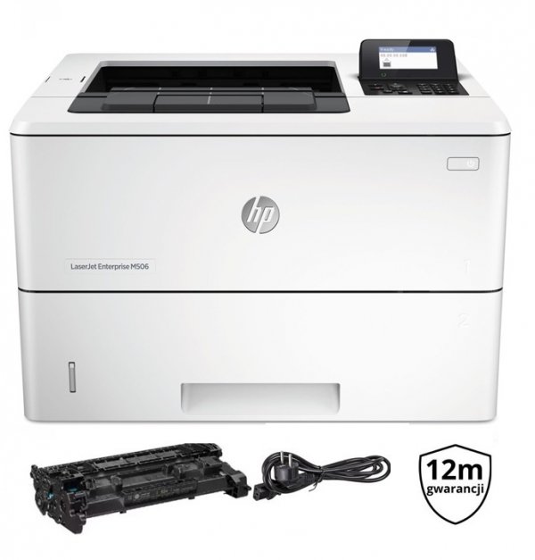 HP LaserJet Enterprise M506dn | GW12 | LAN | SERWIS | DUPLEX | F2A69A 