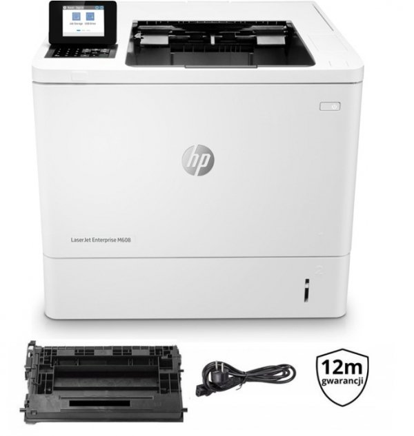 HP LaserJet Enterprise M608dn | DUPLEX | LAN | SERWIS | GW12 | 61 str/min