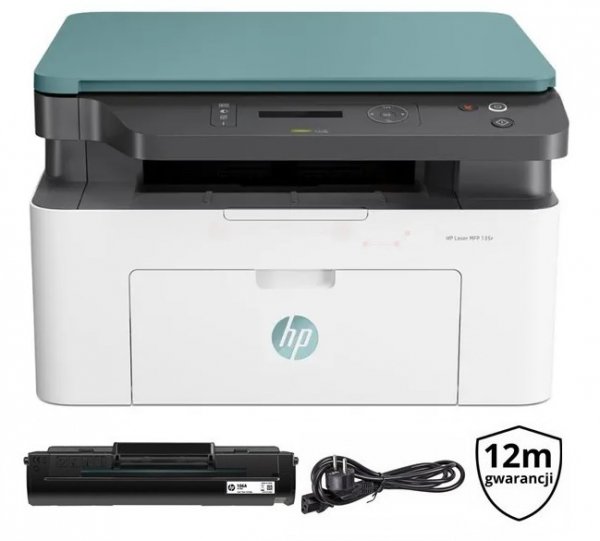Urządzenie wielofunkcyjne HP Laser MFP 135r GW12 | SERWIS | 5UE15A | powystawowa | toner 100% | 5 stron