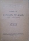 Kazimierz Wyka • Cyprian Norwid, poeta i sztukmistrz