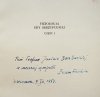 Zenon Feliński, Henryk Gaertner Fizjologia gry skrzypcowej [dedykacja Zenona Felińskiego]