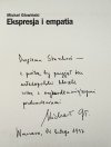 Michał Głowiński Ekspresja i empatia [dedykacja Michała Głowińskiego]