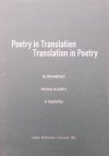 Poetry in Translation, Translation in Poetry • An International Seminar on Poetry in Translation [tłumaczenie, przekład poezji]