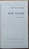 Zofia Kossak • Rok polski