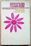 Roger Fowler Essays on Style and Language