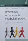 Psychologia w badaniach międzykulturowych William F. Price, Richard H. Crapo