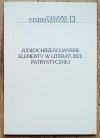 Judeochrześcijańskie elementy w literaturze patrystycznej