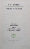 E.T.A. Hoffmann Opowieści fantastyczne