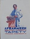 Reklama • J. Franaszek Tapety [Konstanty Sopoćko]