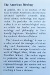 The American Ideology. Science, Technology and Organization as Modes of Rationality in Advanced Industrial Societies
