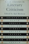 Edited by Karl Beckson • Great Theories in Literary Criticism