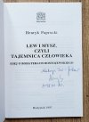 Henryk Paprocki Lew i mysz, czyli tajemnica człowieka [dedykacja Henryka Paprockiego]