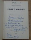 Marian Czuchnowski • Fiołki z Warszawy [dedykacja autorska]