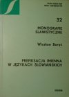 Wiesław Boryś • Prefiksacja imienna w językach słowiańskich