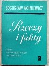 Bogusław Wolniewicz Rzeczy i fakty. Wstęp do pierwszej filozofii Wittgensteina