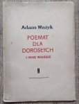 Adam Ważyk • Poemat dla dorosłych i inne wiersze [Danuta Staszewska]