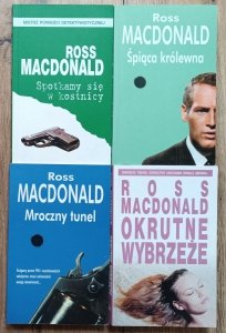Ross Macdonald x 4 / Okrutne wybrzeże. Mroczny tunel. Spotkamy się w kostnicy. Śpiąca królewna