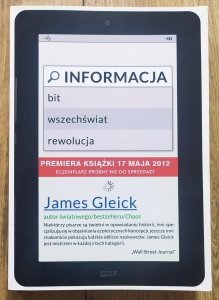 James Gleick • Informacja. Bit Wszechświat Rewolucja