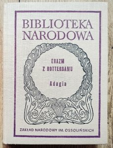 Erazm z Rotterdamu • Adagia