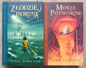 Rick Riordan • Złodziej pioruna + Morze potworów