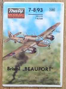Mały Modelarz 7-8/1993 / Bristol Beaufort