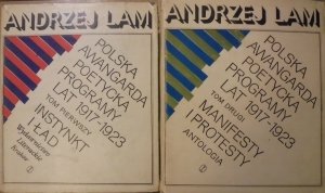 Andrzej Lam • Polska awangarda poetycka. Programy z lat 1917-1923 [komplet]