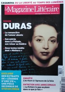Le Magazine Litteraire • Duras. Nr 513