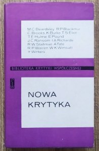 Henryk Krzeczkowski • Nowa krytyka [T.S. Eliot, Ezra Pound, Robert Warren]