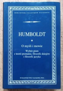 Humboldt • O myśli i mowie
