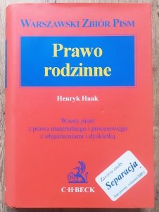 Henryk Haak • Warszawski Zbiór Pism tom 3. Prawo rodzinne