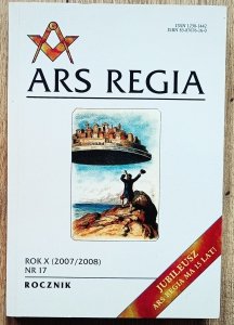 Ars Regia numer 17 rok X 2007/2008 [dedykacja Tadeusza Cegielskiego]