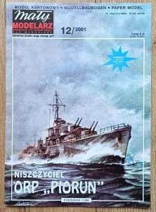 Mały Modelarz 12/2001 / Niszczyciel ORP Piorun