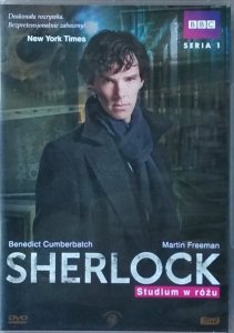 Benedict Cumberbatch. BBC • Sherlock. Studium w różu sezon 1/1 • DVD
