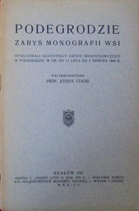 prof. Józef Staśko • Podegrodzie. Zarys monografii wsi