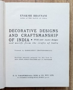 Enakshi Bhavnani • Decorative Designs and Craftsmanship of India