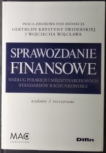 Gertruda Krystyna Świderska • Sprawozdanie finansowe