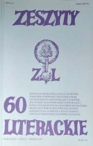 Zeszyty Literackie 60/1997 Susan Sontag, Tomas Venclova