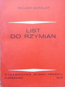 William Barclay • List do Rzymian