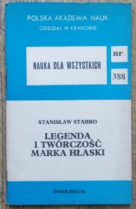 Stanisław Stabro • Legenda i twórczość Marka Hłaski