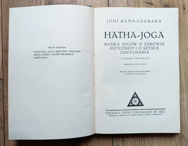 Jogi Rama-Czaraka Hatha Joga: nauka jogów o zdrowiu fizycznem i o sztuce oddychania