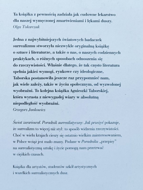 Agnieszka Taborska Świat zwariował. Poradnik surrealistyczny. Jak przeżyć