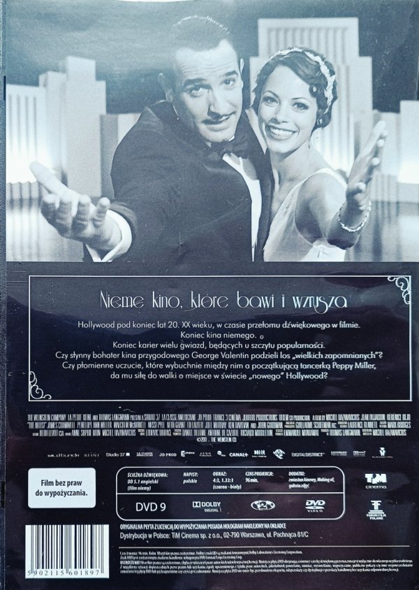 Michel Hazanavicius Artysta DVD