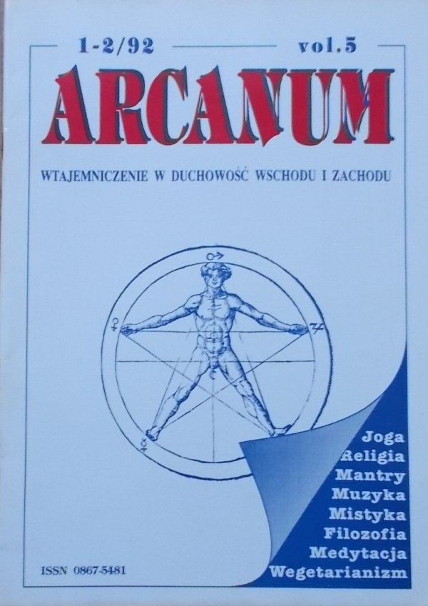 Arcanum 1-2/92 • Wtajemniczenie w duchowość wschodu i zachodu