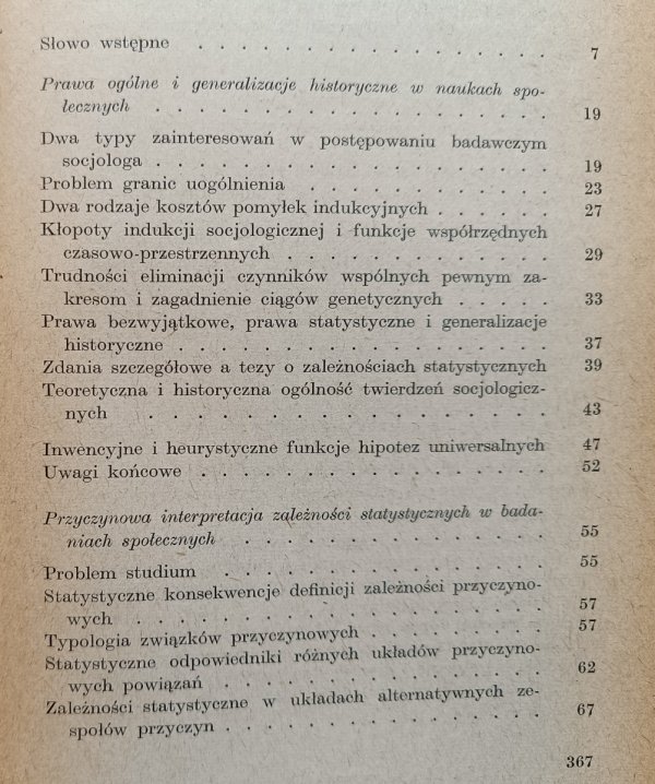 Stefan Nowak Studia z metodologii nauk społecznych