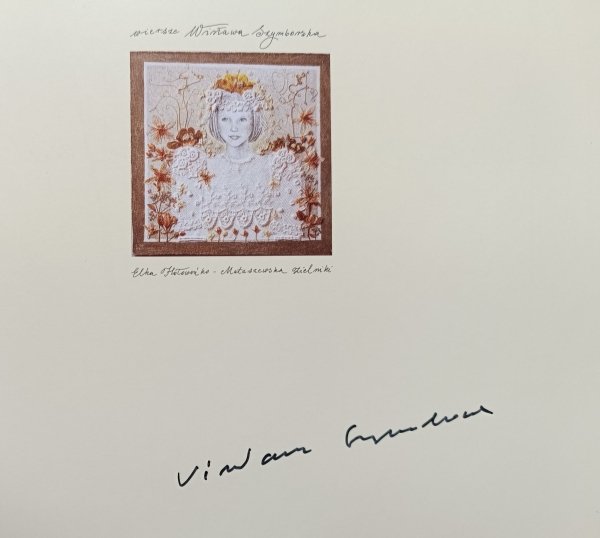 Wisława Szymborska, Elka Hołoweńko-Matuszewska Wiersze. Zielniki / z autografem Wisławy Szymborskiej