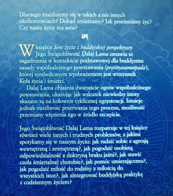 Dalaj Lama XIV Tenzin Gjatso Sens życia z buddyjskiej perspektywy