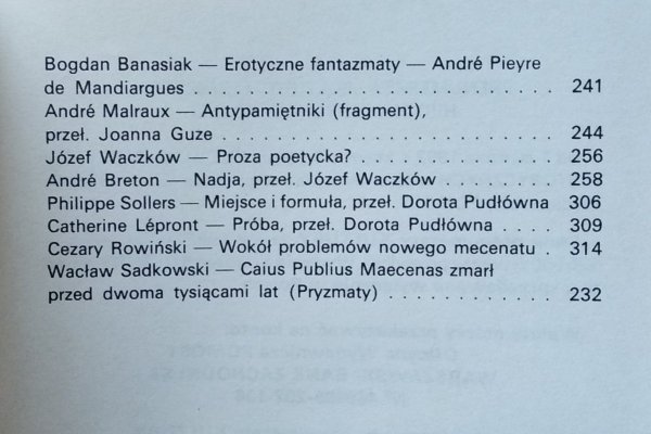 Literatura na Świecie 1/1992 (246) • Jean Rouaud, Georges Perec, Tzvetan Todorov