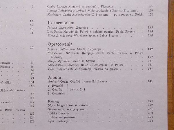 red. Mieczysław Bibrowski • Picasso w Polsce [album]